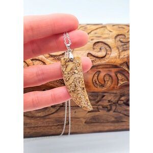 Brown Jasper Necklace Stone Pendant Gemstone